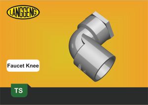 Langgeng Faucet Knee TS-D 1/2x1" - Fitting PVC