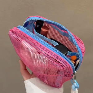 SEA JJTกระเป๋าเก็บของตาข่ายน่ารัก สำหรับใช้ในชีวิตประจำวัน พกพาและเบาสบาย