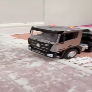 🚜🔥 1:18 RC Tractor Truck with Flatbed Trailer | 9CH Remote Control Truck Toy | Ready Stock Malaysia 🇲🇾