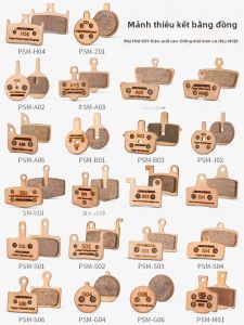 Phanh Đĩa Xe Đạp Điện Metal Brake Pad MT200 Phanh Đĩa Phanh Dầu Cho Xe Đạp Leo Núi Birdie Driven Electric Bicycle