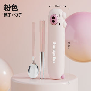 Bộ 3 Món Đũa Thìa Bằng Thép Không Gỉ 304 Bộ Đồ Ăn Di Động Đựng Riêng Cho Học Sinh Bộ Đồ Ăn Bằng Nhựa Cấp Thực Phẩm