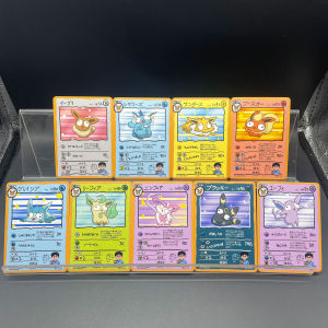 Takara Tomy | DIY Anime PTCG Self-made Ugly-cute style Eeveelution PTCG Cards Eevee Vaporeon Jolteon Flareon Glaceon Umbreon Birthday Gift