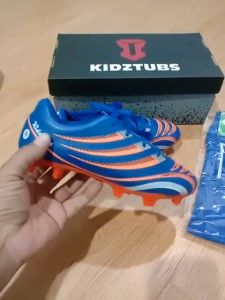 KIDZTUBS Sepatu Sepak Bola Anak Laki-Laki Usia 4-12 Tahun
