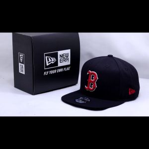 Topi Baseball Boston: Topi Buildup Red Sox & Topi Huruf B