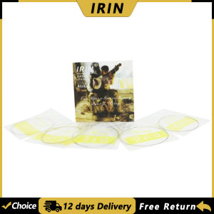 IRIN | IRIN BJ12 5 Banjo Strings Stainless Plated Steel Coated Copper Alloy Wound Banjo Guitar Strings Stringed Instrument Accessories