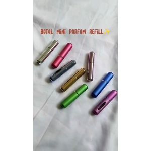Botol Parfum Isi Ulang Mini Travel 5ml | Portable Perfume Bottle Refill Atomizer