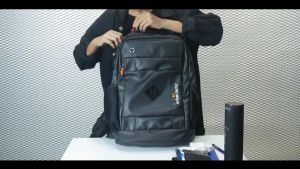 LUXURIOUS NAVY |ManNeedMe x URBAN| Tas Ransel Punggung Pria Tas Backpack