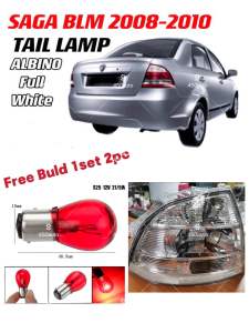 SAGA BLM TAIL LAMP ALBINO FULL CLEAR (FREE BULB 👍)2008-2010