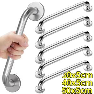 ผ้าเช็ดตัวคว้าบาร์ที่เขวนในห้องน้ำสแตนเลสกันลื่นที่จับบาร์ผนังการจับที่ดีสำหรับหนาโต๊ะเครื่องแป้งบ้านห้อง30/40/50ซม.