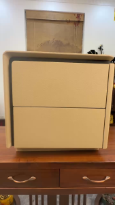 Táp đầu giường bo viền góc cạnh tủ đầu giường gỗ nguyên khối bọc da pu cao cấp sang trọng