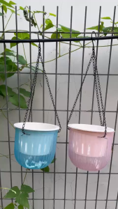 Bộ Chậu Treo 17x15cm Trồng Cây Thủy Canh Thuỷ Sinh Đã Gồm Rọ Và Dây Tiện Lợi Dễ Sử Dụng