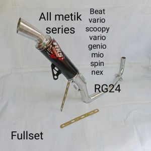 knalpot Samlong RKS Honda Vario 110 old karbu/techno Vario 125 LED/OLD Vario 150 LED/NEWBeat fii/esp Scoopy deluxe beat street beat new  Vario  125/150 NEW/OLD