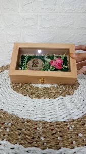 Kotak Perhiasan Tempat Display Cincin Mahar dan Seserahan Lamaran atau Pernikahan - KCE