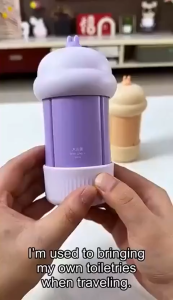 FZP Travel Bottle Liquid Organizer 4 in 1 Tempat Sabun Travelling Soap Bottle Set Container Sabun