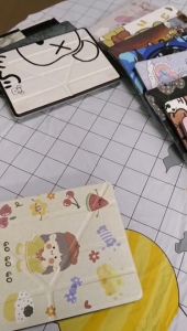 Y พับ เคสไอแพด 10.2 gen7/gen8/gen9  Air air2 gen5/gen6 9.7 air4 air 10.9  gen10  case iPad Air3 10.5pro10.5  มีถาดใส่ปากกา เคสลายการ์ตูน