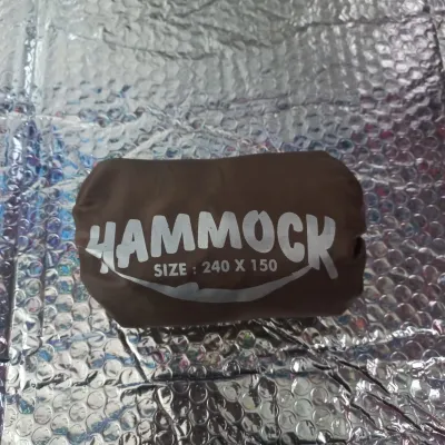 Hammock singel 150x240cm ayunan gantung kantung tidur outdoor tanpa tenda camping berkemah hiking