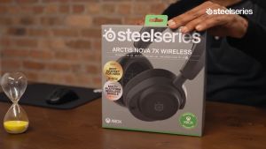 SteelSeries Arctis Nova 7X Multi-Platform Wireless Gaming Headset Black/Green (61565)
