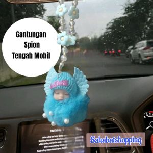 Gantungan Dashboard Mobil Karakter Cute Baby Swing