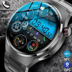 2025 New Bluetooth Call Smart Watch Men For Xiaomi IP68 Waterproof GPS Sports AMOLED HD Large Screen Heart Rate NFC Watch Gift