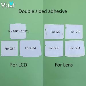 YuXi Màn Hình LCD Kính Cường Lực Với Băng Dính Hai Mặt Cho Gameboy Advance Color GBC GBP GB Console Phụ Kiện Thay Thế Cảm Ứng