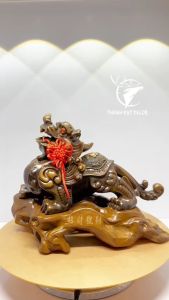 Tượng Phong Thủy Tỳ Hưu Vân Gỗ Sồi Chiêu Tài Tượng Decor Trang Trí Nhà Cửa Quà Tặng Tân Gia Khai Trương  Sinh Nhật Tặng Sếp