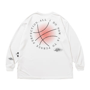 Lushisi Quick Dry Long Sleeve Basketball T-Shirt for Men Sport Training Shooting Suit American Street Style Summer Youth Pop