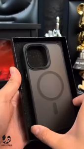 Premium Black Doff MagSafe ORI 100% Ultra Hybrid iPhone 15 14 13 12 11 Pro Max Plus XR BlackDoff Hitam Series Edition Edisi Softcase Soft Case Matte Lensa Camera Protector Dove Cover Silikon Silicone Pelindung Kamera