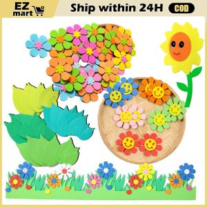 【Fast Shipping】 3D Foam Craft Cartoon Blackboard Wall Decor with Removable Wall Stickers for Classroom School Home
