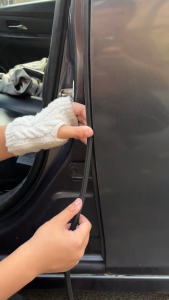 SEAMETAL Car Door Seal Strip Edge Guard Scratch Protector Rubber Sealing Trim Molding Stickers Soundproofing Waterproof Universal