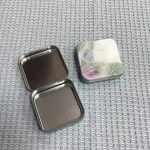 Hộp Đựng Đồ Hình Vuông Di Động Bằng Kim Loại Có Thể Gấp Gọn Dùng Đựng Kẹo Thuốc Tiền Xu Trang Sức - Hũ Nhỏ Kín Dụng Cụ Sắp Xếp Đồ Dùng Gia Đình Của JETTING