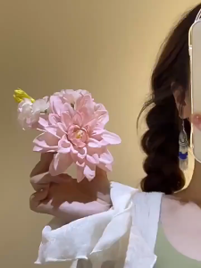 YADORNOS Super fairy cantik pink pita rambut klip gadis hati bang sisi klip dahi rambut klip