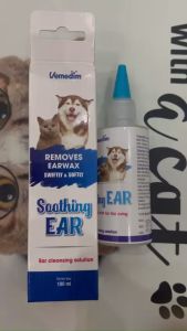 Soothing EAR - Dung dịch vệ sinh tai loại bỏ ráy tai và khử mùi hôi phòng viêm tai ghẻ tai cho chó mèo