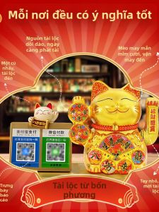LAIZIXINGXINGDELIPIN | Automatic Waving Lucky Cat Ornament