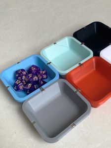 Board Game Tray Storage Box Accessories Storage and Carrying Magnetic Patchwork Box Game Props Token Storage Tray