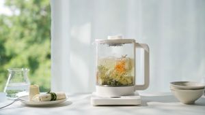 Olayks 1.5L Electric Health Kettle Stainless Steel Health Kettle Glass Kettle Health Pot