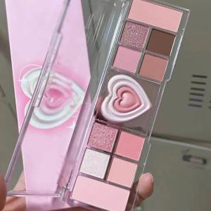 Herorange Heart Eye Shadow Palette Blush Highlighter Integrated Multi-Function New Womens Matte Flat Substitute Price