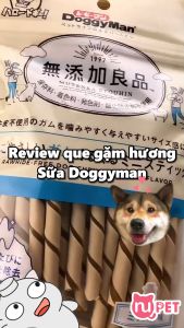 Que gặm hương sữa Doggyman cho chó 120g - Snack dạng que gặm cho chó hương sữa