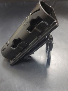 Portable Tactical Whipping Stick Case Retractable Mechanical Stick Case Waist Hanging Roller Case Quick Draw Outdoor Camping Travel Gear