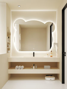 George Bear Rock Panel Integrated Bathroom Cabinet Combination Washstand Sink Cabinet Modern Minimalist Style Customizable