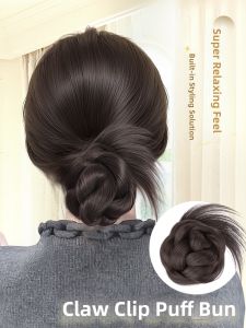 JUZITING | Natural Volume Clip-in Bun Hair Extension