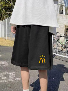 Casual Shorts Men Summer Thin Loose Outer Wear Wide Leg Middle Pants Ins Trendy Sports Basketball Shorts