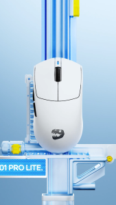 MLOONG MX301PRO LITE Lightweight Gaming Mouse PAW3315 Sensor 16000 DPI Tri-mode Connectivity 500mAh Long-lasting Battery Suitable for Gaming and Office Use Shipped from Malaysia