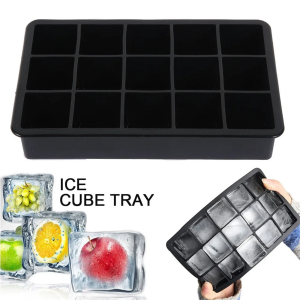 15 Grid Silicone Ice Cube Maker Large Square Shape Ice Ball Tray Mold Kitchen Bar Pub Ice Maker Cold Drink Tools