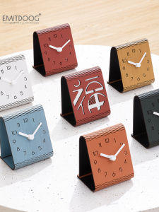 Đồng Hồ Tròn Treo Tường EMITDOOG Dùng Trong Gia Đình Phòng Ngủ Phòng Khách Đồng Hồ Để Bàn Đơn Giản Im Lặng Trang Trí Nội Thất Bằng Gỗ