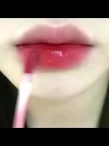 CAPPUVINI Pink Bear Jelly Lip Cream Watery Lipstik Luminous Lipstick Healthy and Juicy Plump Lip Gloss Tint