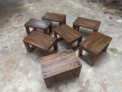 Modern Bankito Wooden Stool Multi Purpose