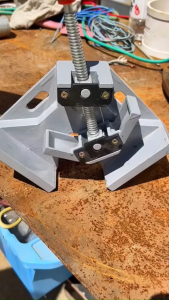 คลิปหนีบมุมขวา 90 องศา ด้ามเดียว อะลูมินัมอัลลอย แคลมป์เข้ามุม งานไม้ กรอบรูป คลิป โฟลเดอร์มุมขวา