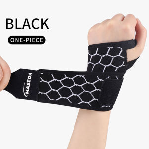 GOBYGO 1Pcs Sports Wrist Guard Thumb Buckle Cover Winding Pressurization Highly Elastic Breathable Outdoor Sports Badminton