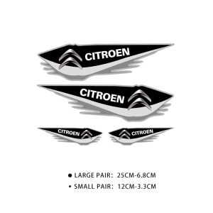 Citroen Car Rearview Mirror Door Sideways Side Decoration Stickers For Citroen C8 DS3 C6 C3 Vts C4 Saxo C4L C5 C2 C1 Xsara C3-XR