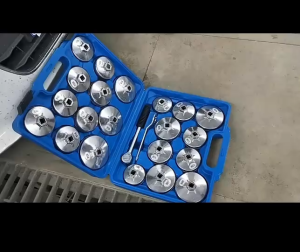 NASHI ประแจขันไส้กรอง ชุดถอดกรองน้ำมันเครื่องชุดใหญ่ 23ตัวชุด ถอดกรองนํ้ามันเครื่องขันกรอง สินค้าพร้อมส่ง